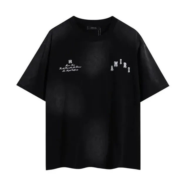 Amiri Graphic Tee Embroidered Logo
