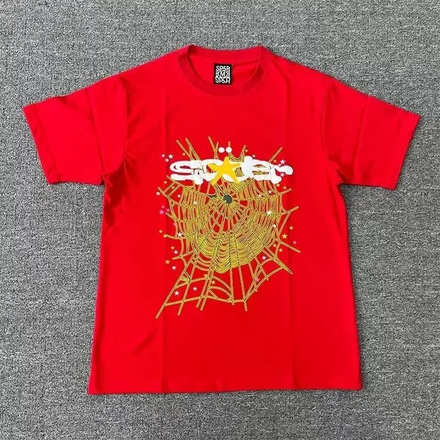 Sp5der Graphic Tee Spiderweb Print