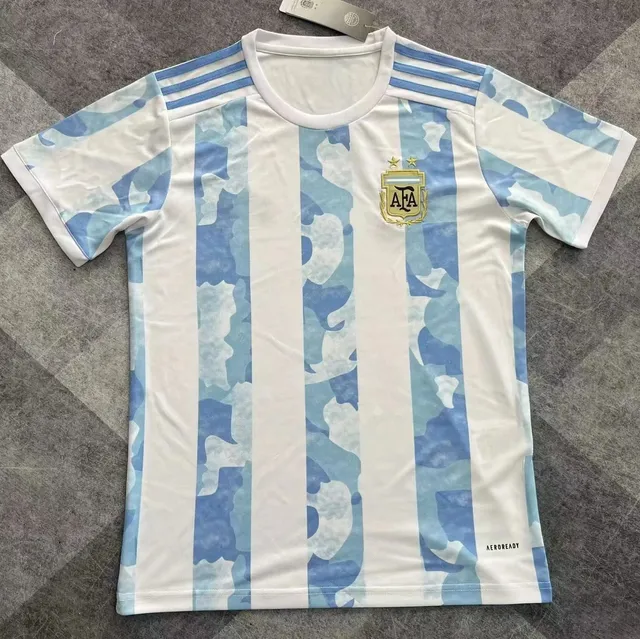 Adidas × Argentina National Team Argentina Home Jersey Camouflage Stripe