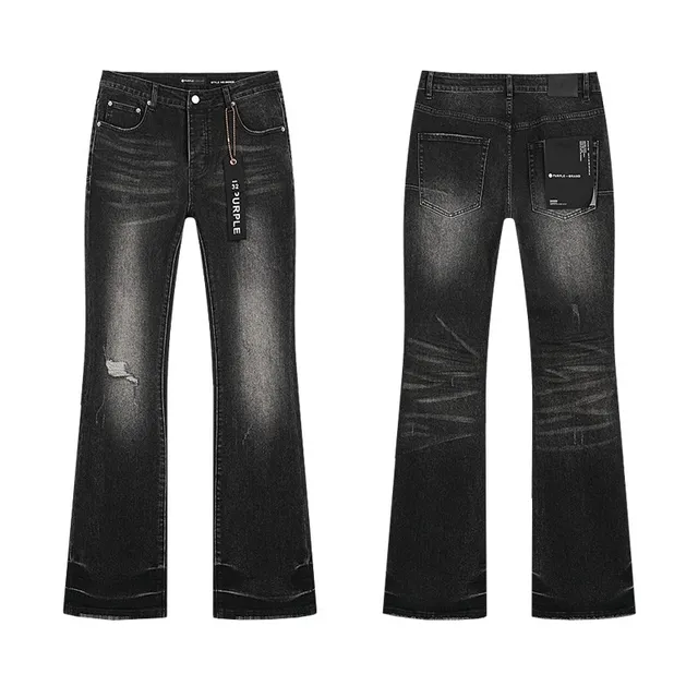 Levi's Flared Jeans Distressed Black