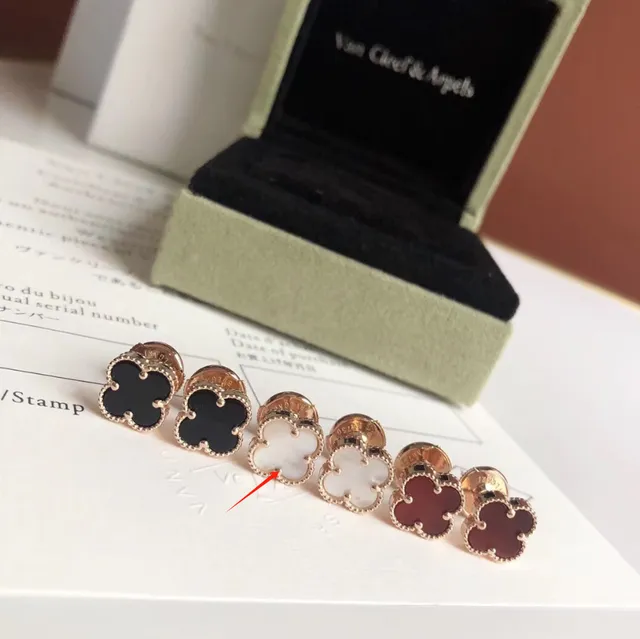 Van Cleef & Arpels Alhambra Earrings Four-Leaf Clover