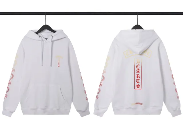 Chrome Hearts Hoodie Hearts Print