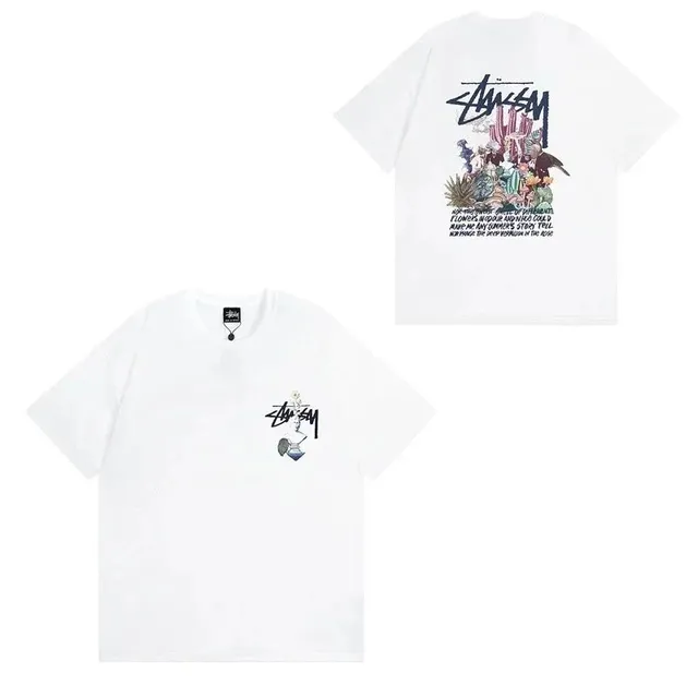 Stüssy Graphic T-Shirt Cactus Print