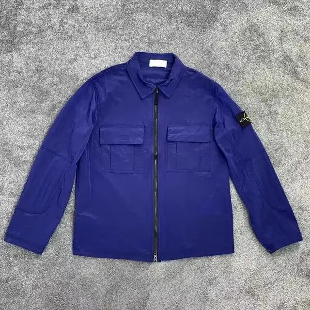 Stone Island Goggle Jacket Navy
