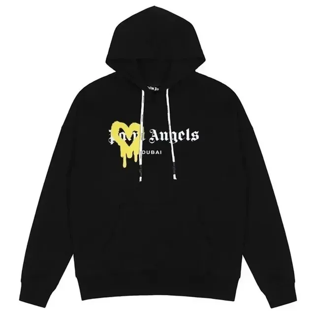 Palm Angels Hoodie Dubai Heart Logo