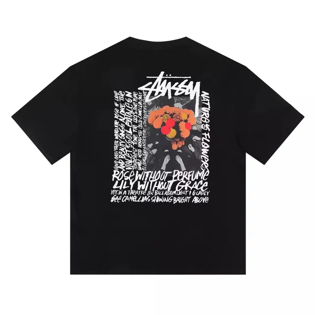 Stüssy Graphic Tee Nature's Flowers Print