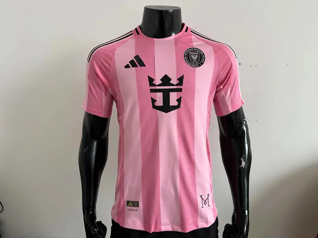 Adidas Inter Miami CF Home Jersey 2023 Pink Striped