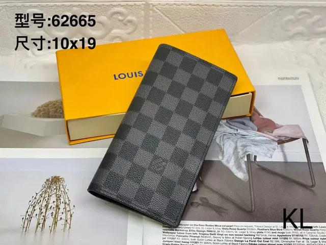 Louis Vuitton Checkered Wallet Damier Graphite