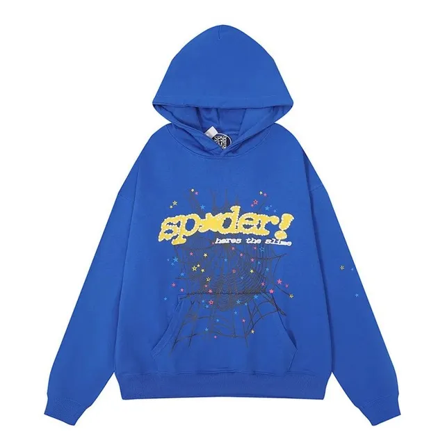 Sp5der Hoodie Spider Web Print