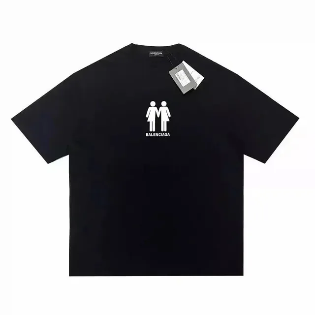 Balenciaga T-Shirt Two Figures Logo