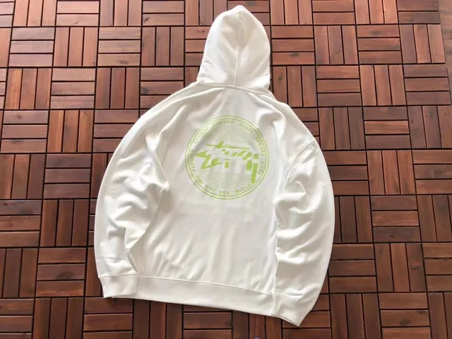 Stüssy Zip-Up Hoodie Stussy x Bape Circle Logo