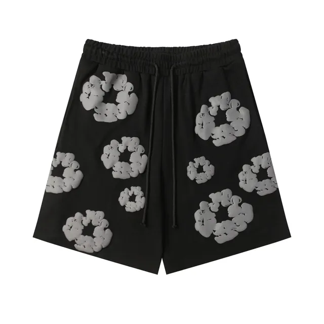 Broken Planet Cloud Print Shorts 3D Cloud Motif