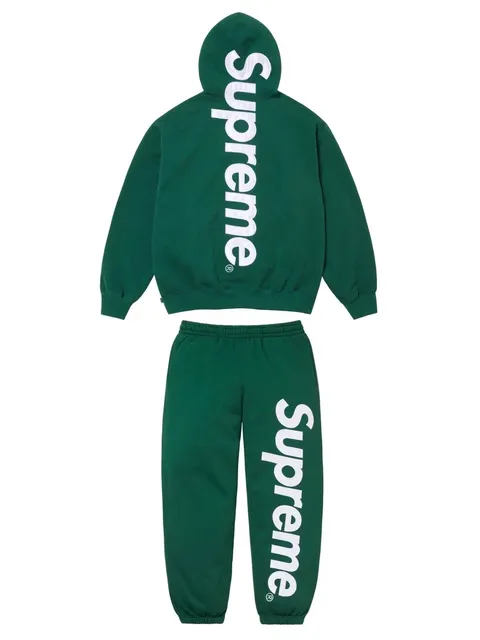 Supreme Hoodie and Joggers Set Vertical Logo