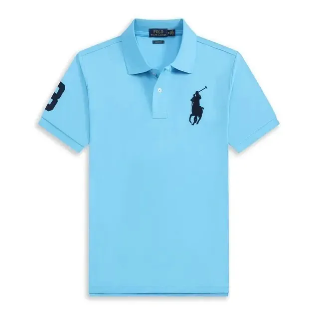 POLO湖蓝大黑标