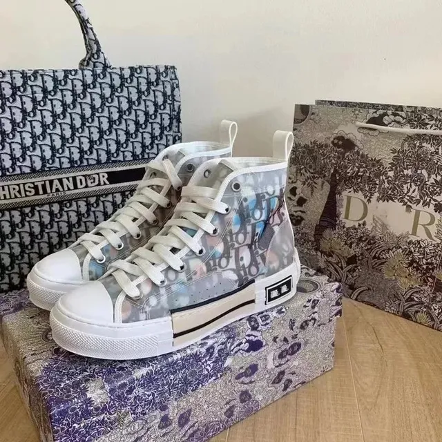 Dior B22 High-Top Transparent Print