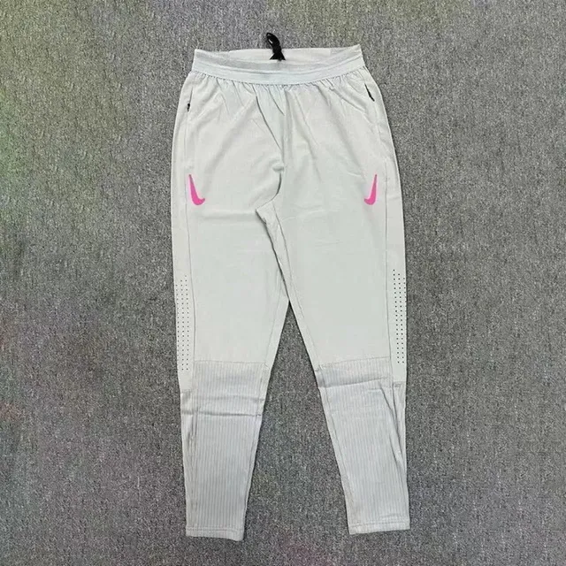 Nike Tech Knit Pants White Pink Swoosh