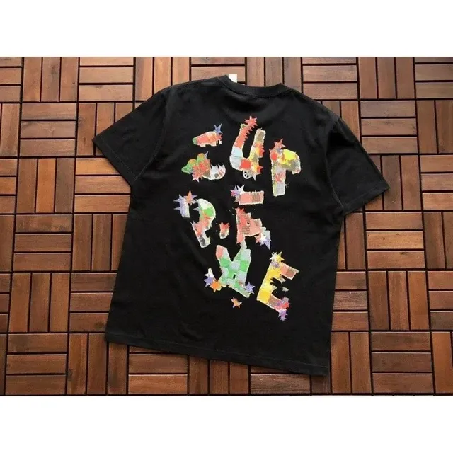 Supreme T-Shirt Patchwork Logo
