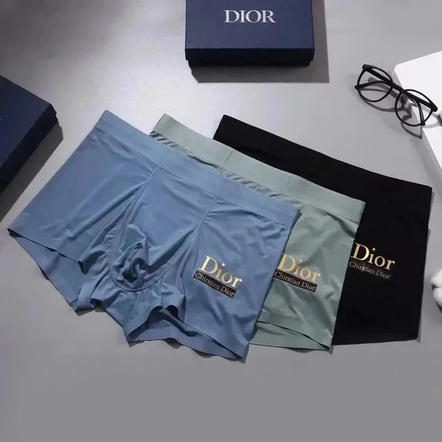 Dior Boxer Briefs Logo-Embellished