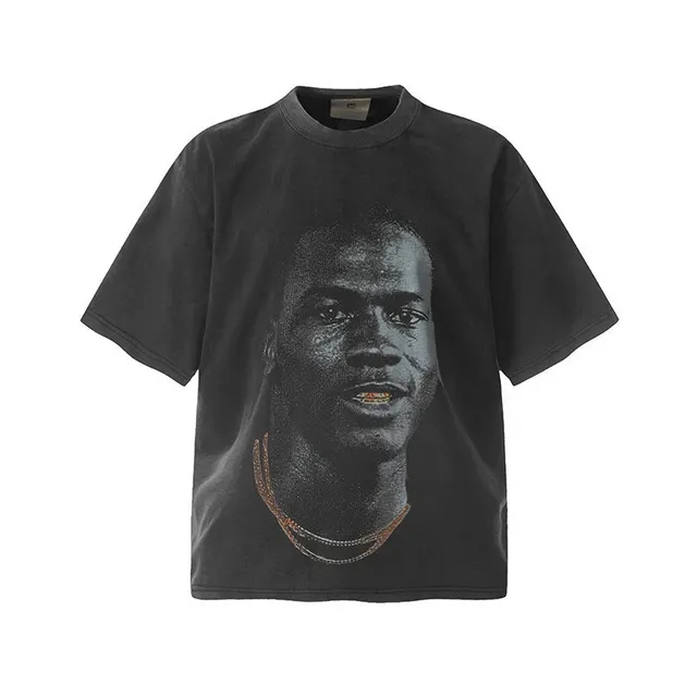 Off-White Graphic T-Shirt Michael Jordan Portrait