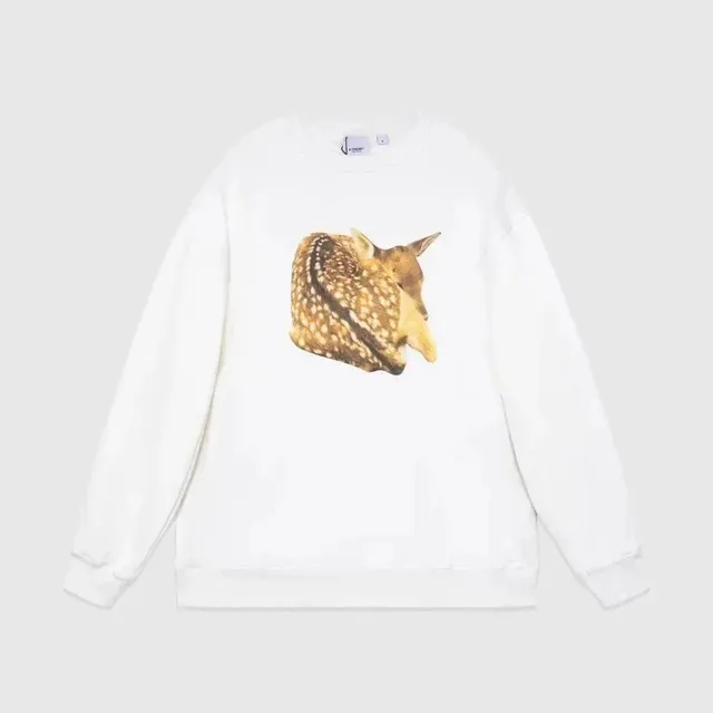 Burberry Crewneck Sweatshirt Fawn Print