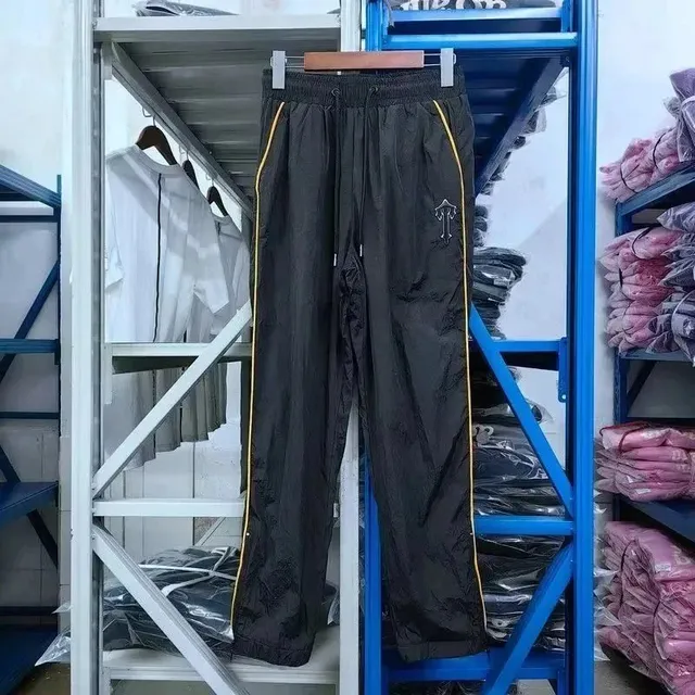 Travis Scott Track Pants Yellow Stripe