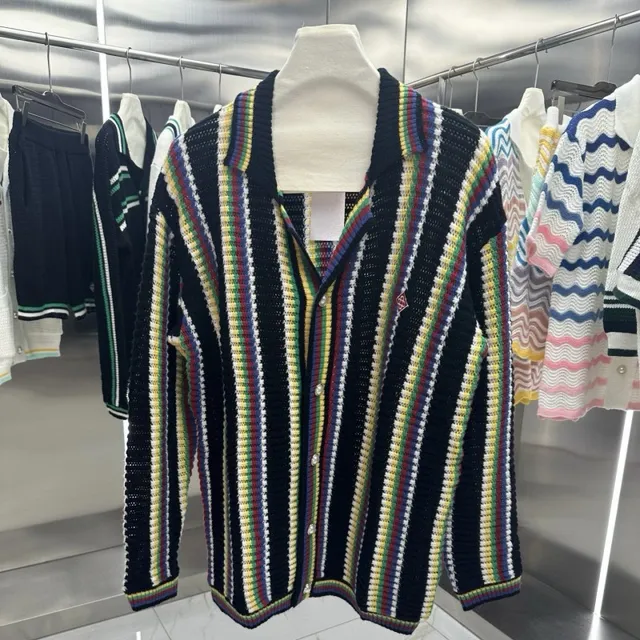 Dior Knit Cardigan Multicolor Striped