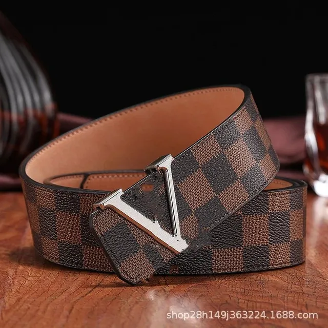 Louis Vuitton Damier Ebene Belt V Buckle