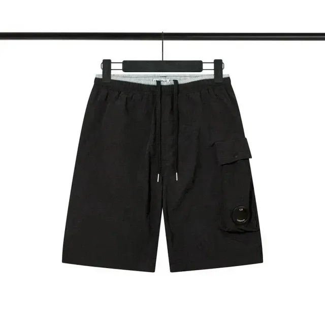 C.P. Company Goggle Shorts Black Cargo