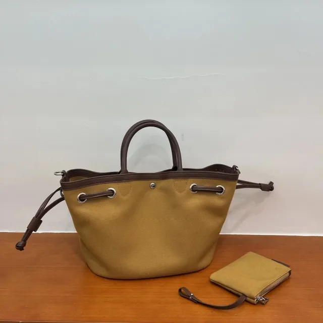 Loewe Hammock Tote Canvas and Leather