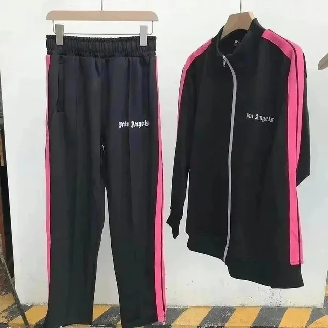 Palm Angels Track Suit Pink Stripe