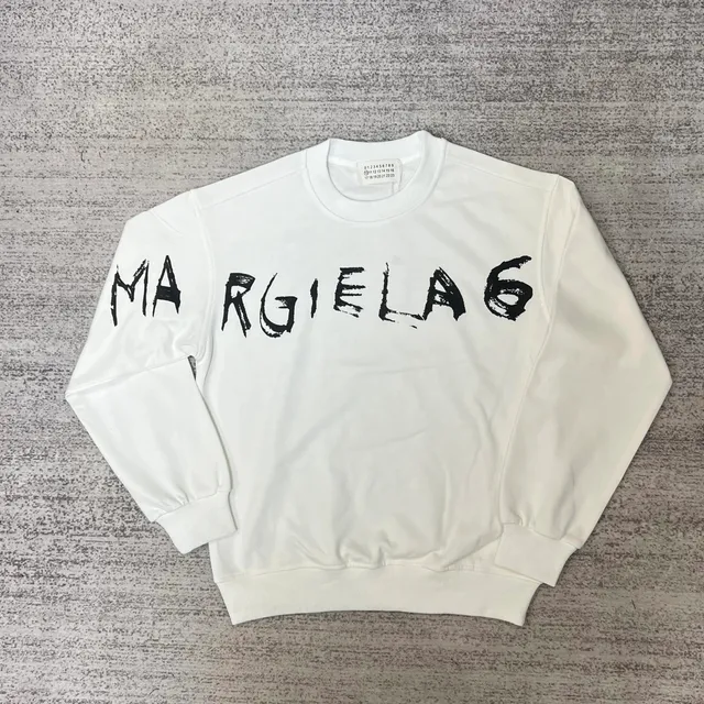 Maison Margiela Crewneck Sweatshirt Painted Logo