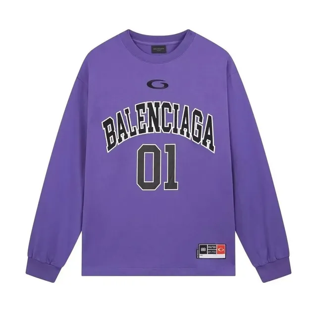 Balenciaga Long-Sleeve Tee Arch Logo 01