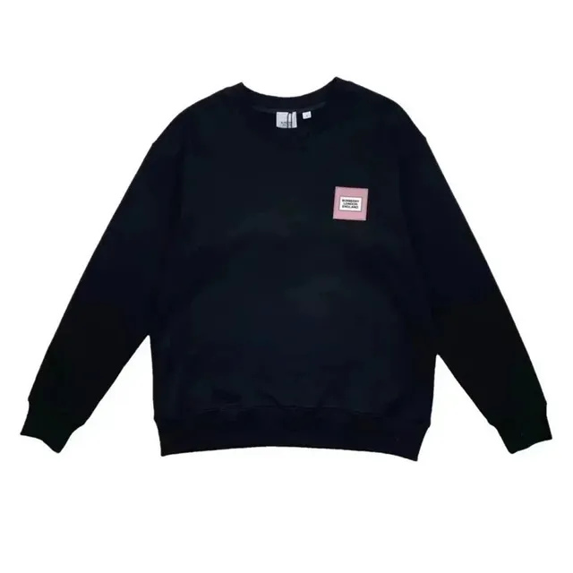 Burberry Crewneck Sweatshirt Pink Logo Patch