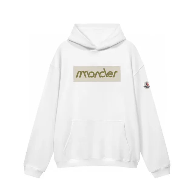 Moncler Hooded Sweatshirt Logo Box Print