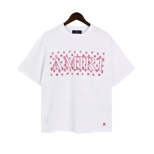 Amiri Graphic Tee Embroidered Logo
