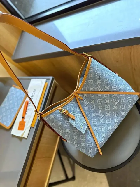 Louis Vuitton On The Go Monogram Denim