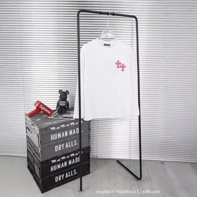 Chrome Hearts Long Sleeve Tee Cross Logo