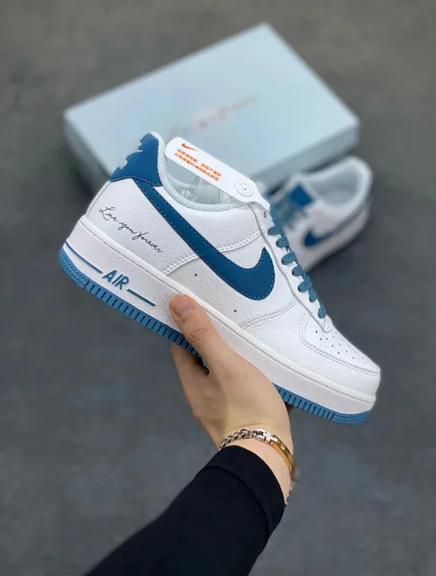 Nike Air Force 1 Low Love You Forever White/Navy