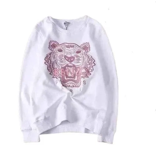 Kenzo Tiger Sweatshirt Pink Embroidered Tiger