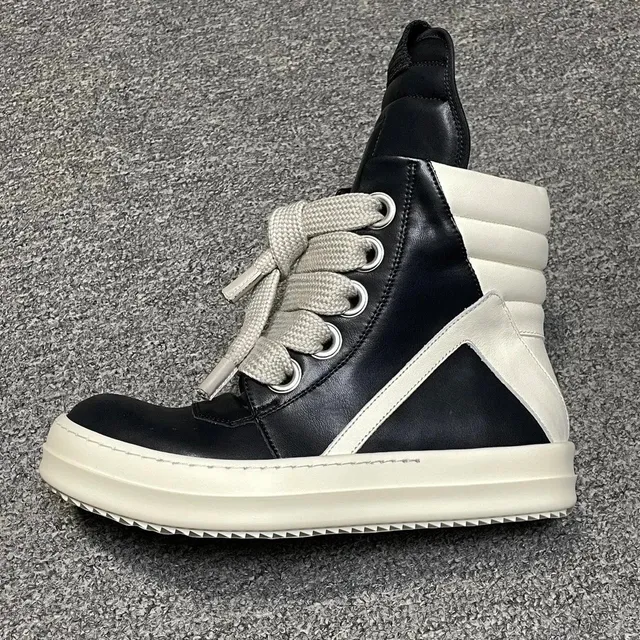 Rick Owens Geobasket High Black/White