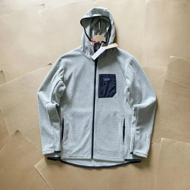 Patagonia Fleece Jacket Herringbone Pattern