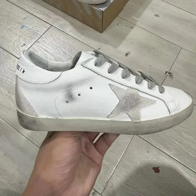 Golden Goose Superstar Distressed White