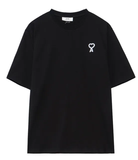 Amiri Heart Logo Tee Embroidered Heart