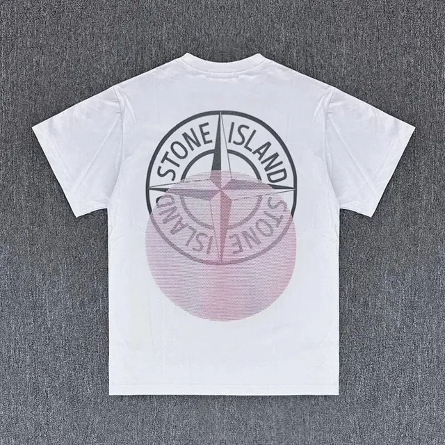 Stone Island T-Shirt Compass Logo Print