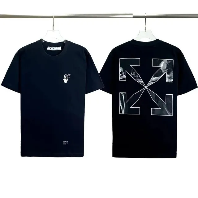 Off-White Arrow Graphic Tee Diagonal Arrows Print