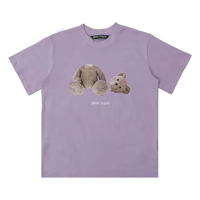 Palm Angels Graphic Tee Teddy Bear Print