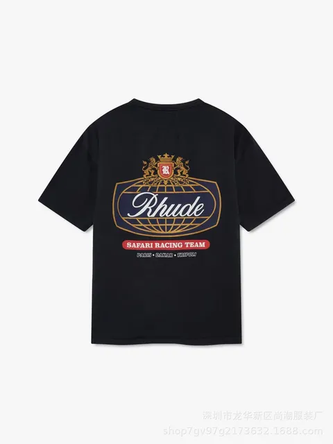 Rhude Safari Racing Team Tee Graphic Print