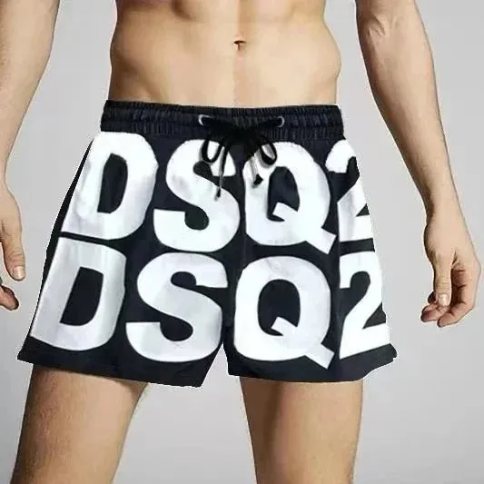 Dsquared2 Logo Swim Shorts Oversized DSQ2 Print