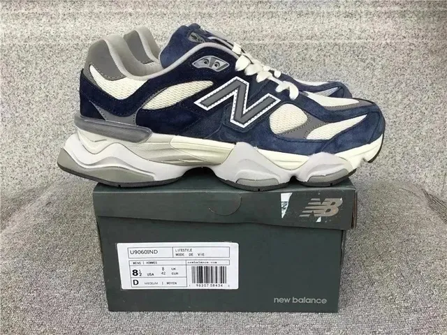 New Balance 9060 Navy White Grey