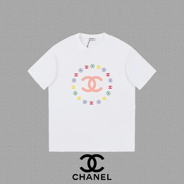 Chanel Graphic T-Shirt Multicolor CC Logo